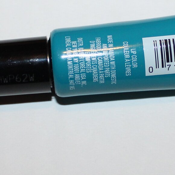 L'oreal Infallible Paints Lips 306 Domineering Teal Lip Color Paint .27 oz Tube - Picture 9 of 9